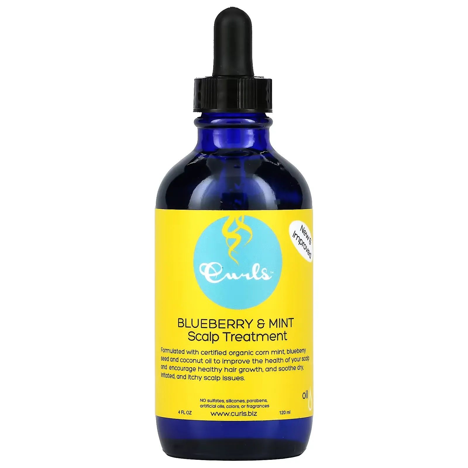 Scalp Treatment, Blueberry & Mint, 4 fl oz (120 ml)