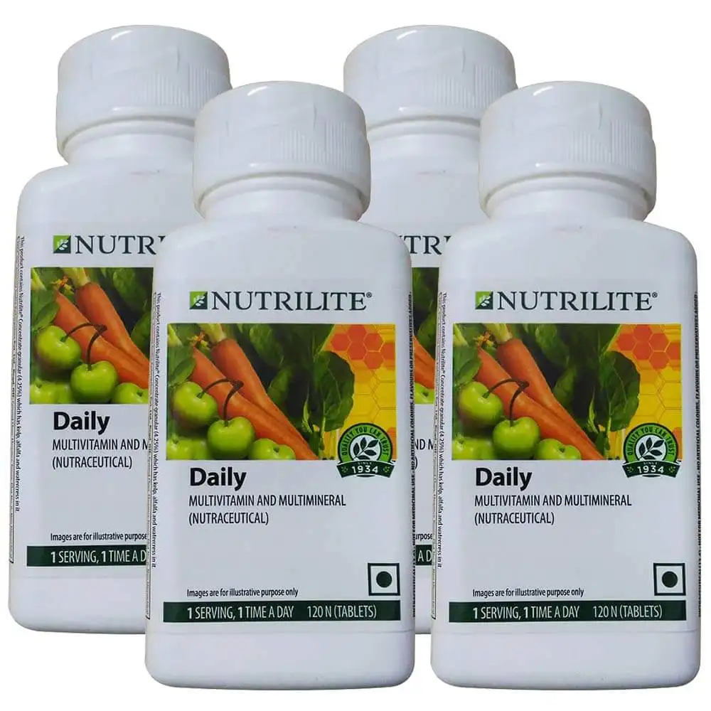 Amway Nutrilite Daily Pack of 4,  120 tablet(s)  Unflavoured