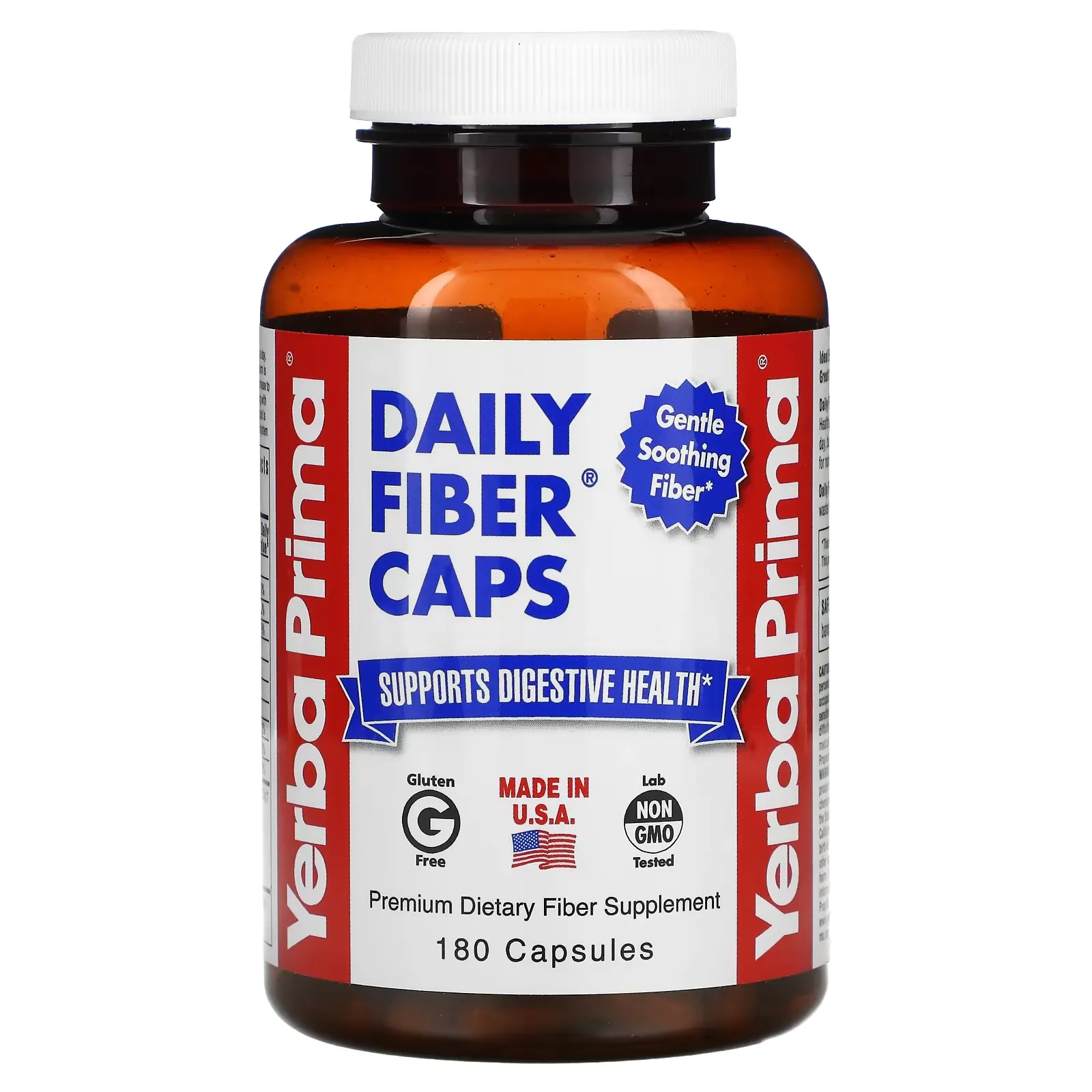 Daily Fiber Caps, 180 Capsules