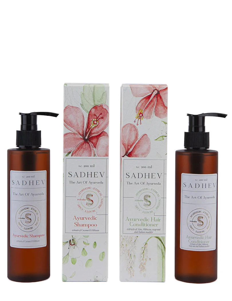 Sadhev Hair Care Regimen - Shampoo + Conditioner Combo