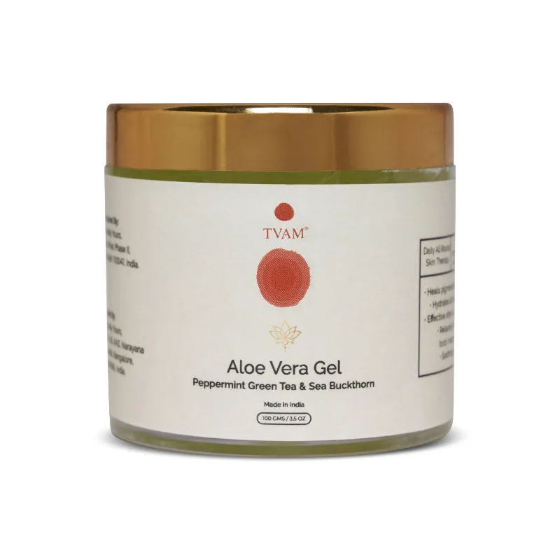 Tvam Aloe Vera Gel- Peppermint Green Tea & Sea Buckthorn