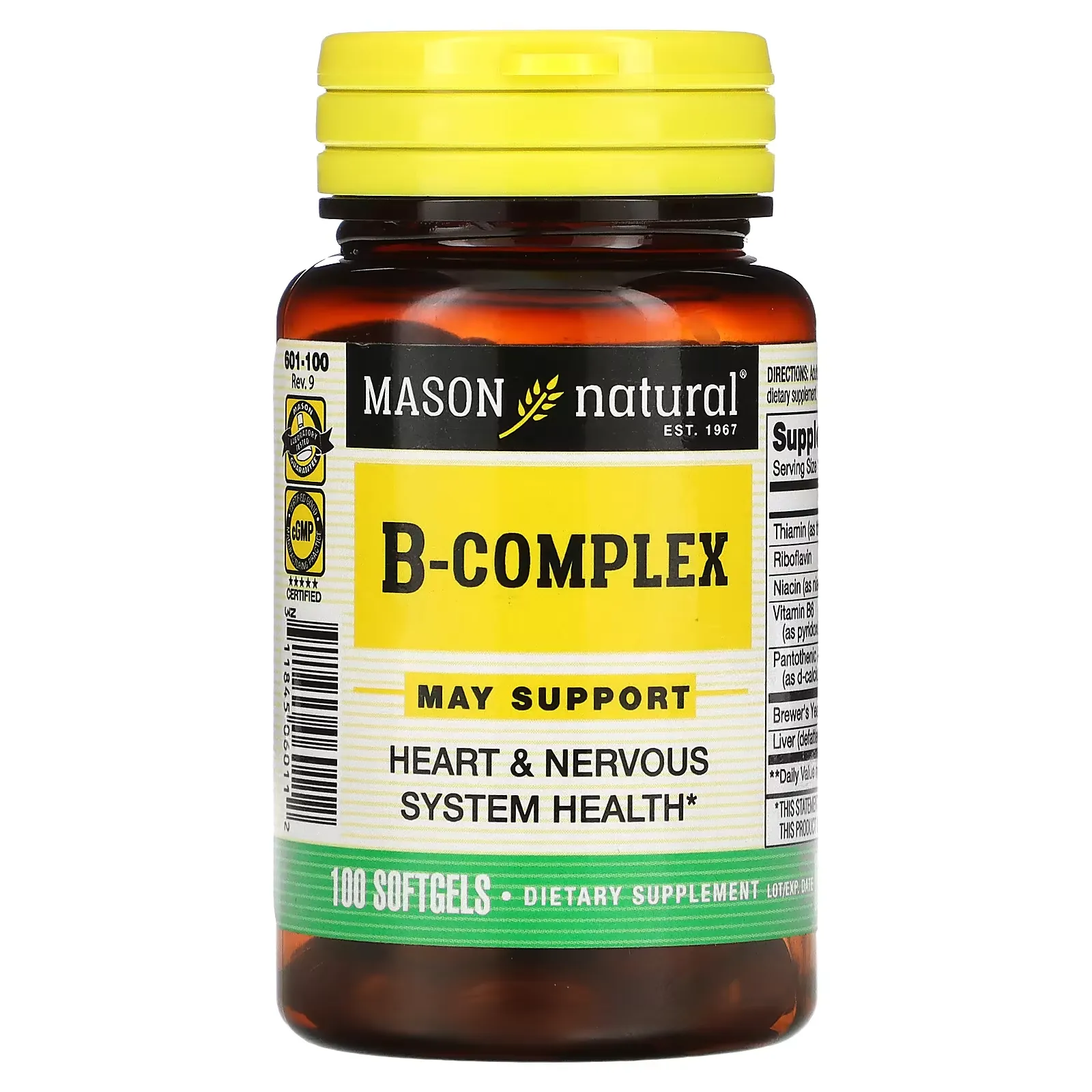 B Complex, 100 Softgels