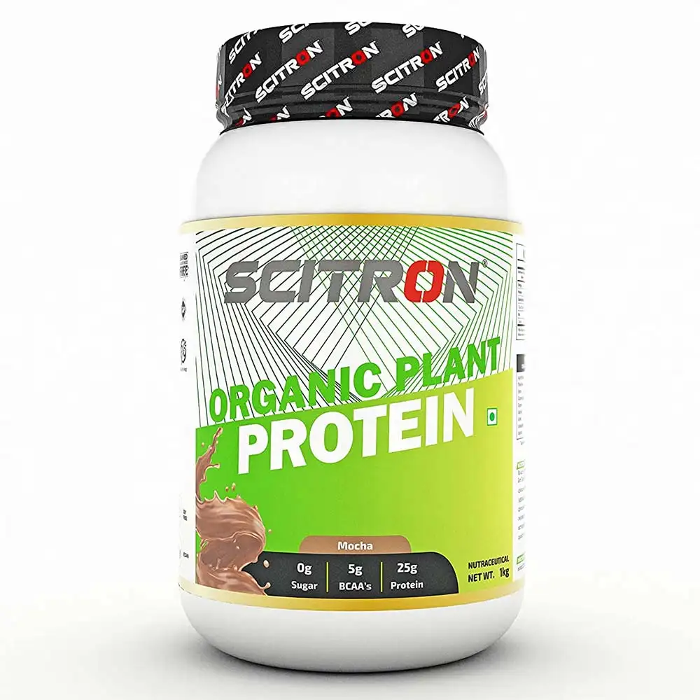 Scitron Organic Plant Protein,  2.2 lb  Mocha