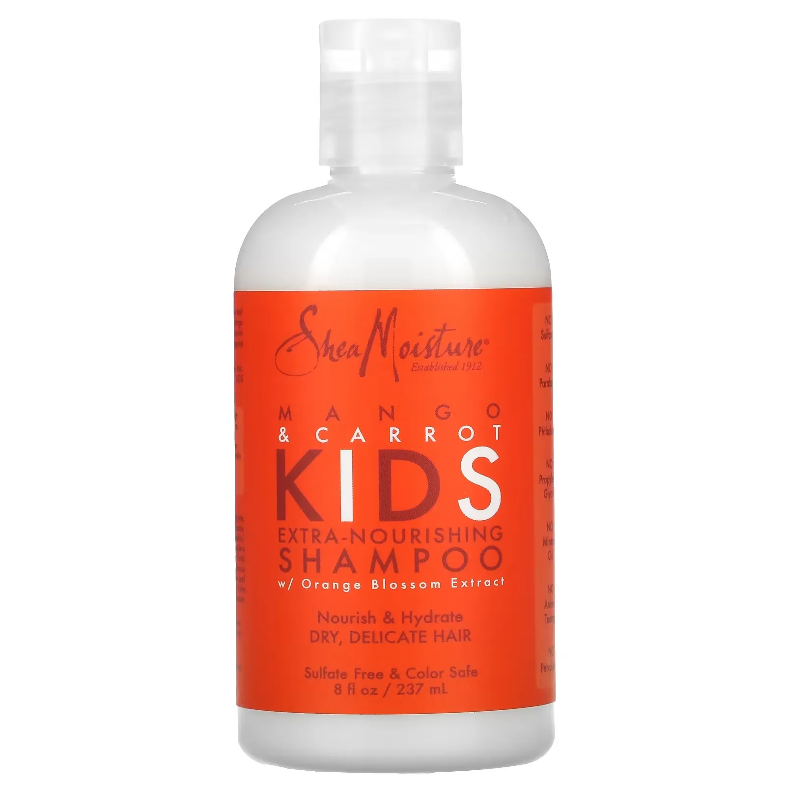 Kids Extra-Nourishing Shampoo, Mango & Carrot, 8 fl oz (237 ml)