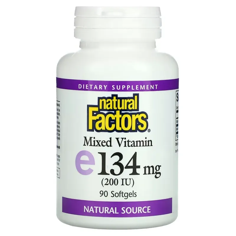 Mixed Vitamin E, 134 mg (200 IU), 90 Softgels