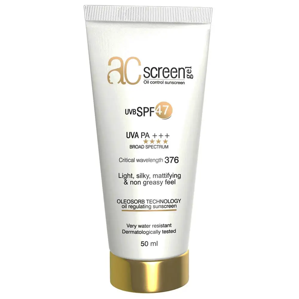 Acscreen Gel Oil Control Sunscreen,  50 ml  UVB SPF 47