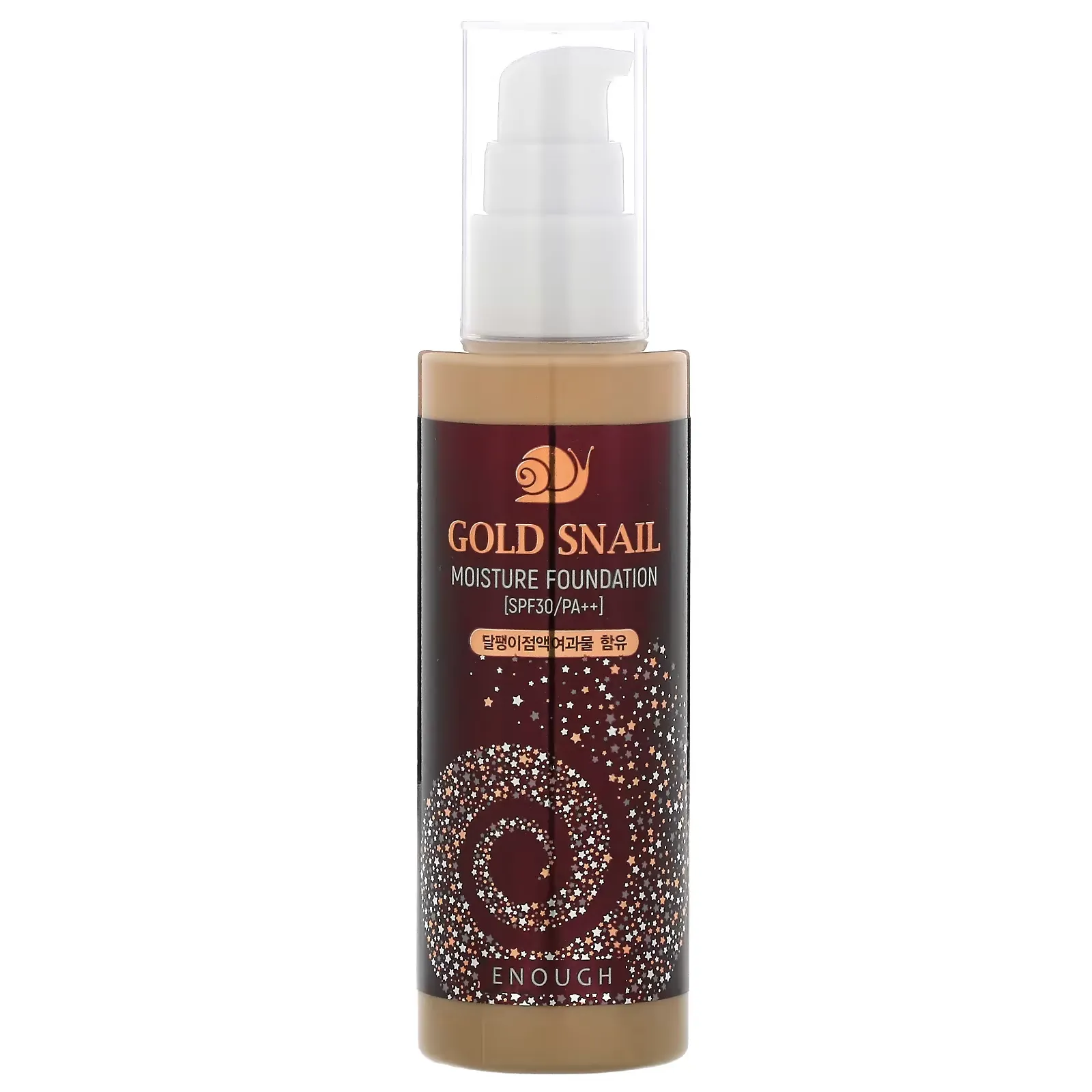 Gold Snail, Moisture Foundation, SPF 30 PA++, #13, 3.38 fl oz (100 ml)