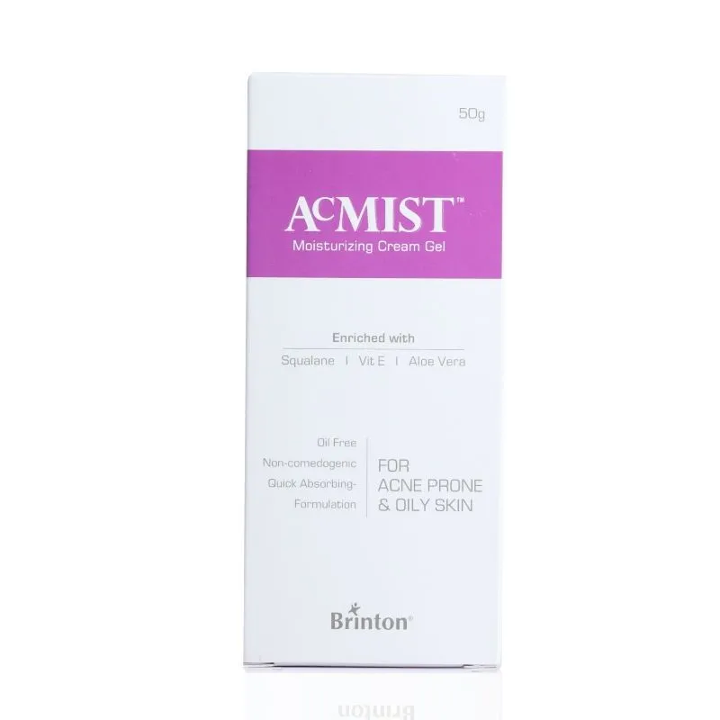 Brinton Acmist Moisturizing Cream Gel With Quick Absorbing Formulation