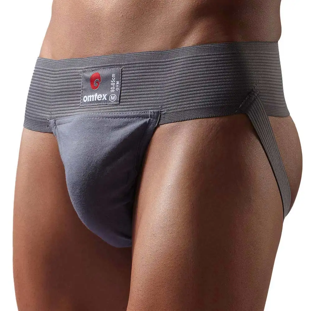 Omtex Gym Supporter (Pack of 2),  Small  Grey