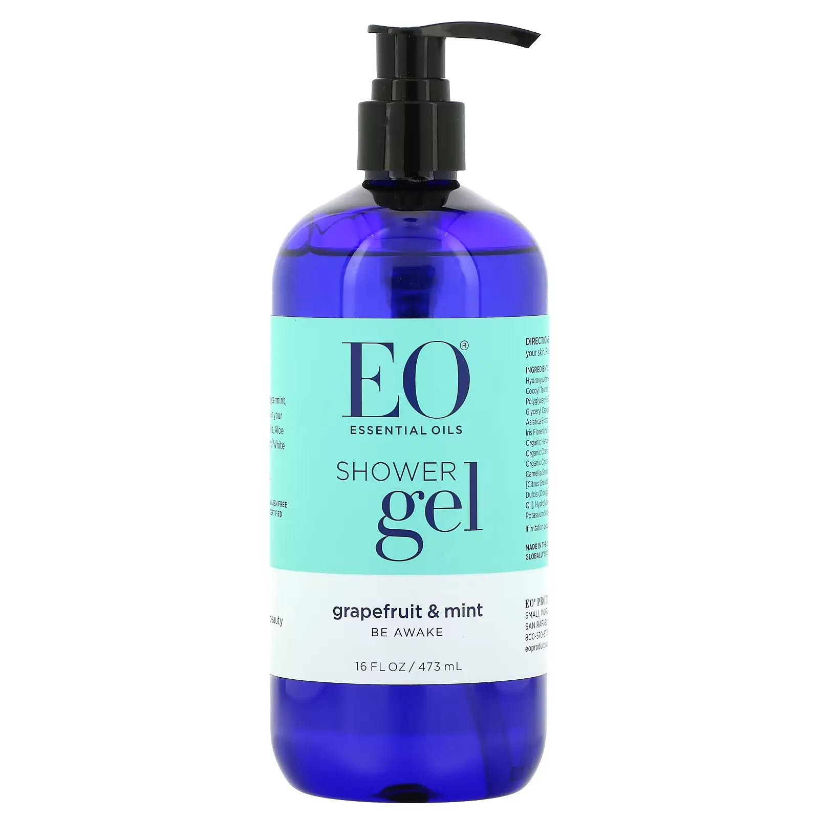 Shower Gel, Grapefruit & Mint, 16 fl oz (473 ml)