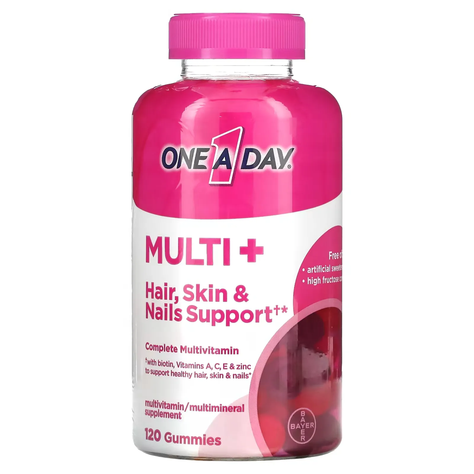 Multi + Hair, Skin & Nails Support, 120 Gummies