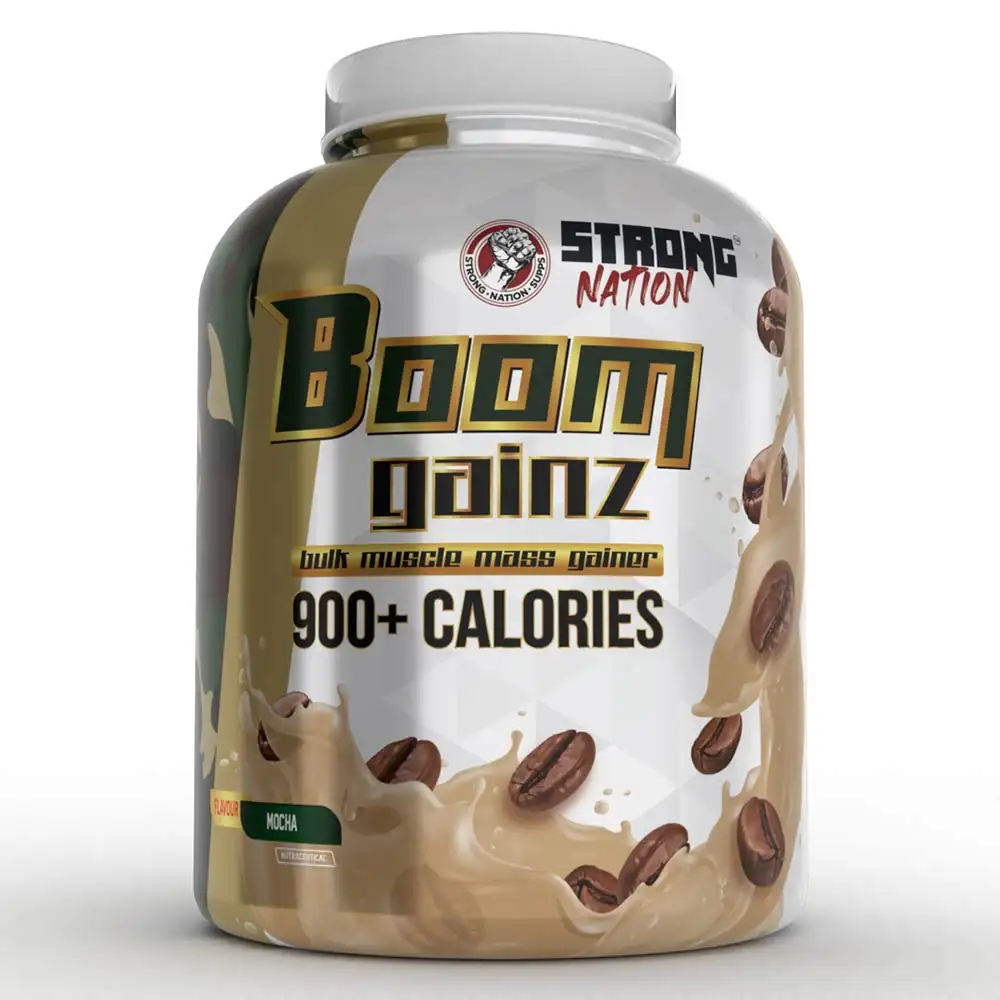 Strong Nation Supps Boom Gainz,  6.6 lb  Mocha