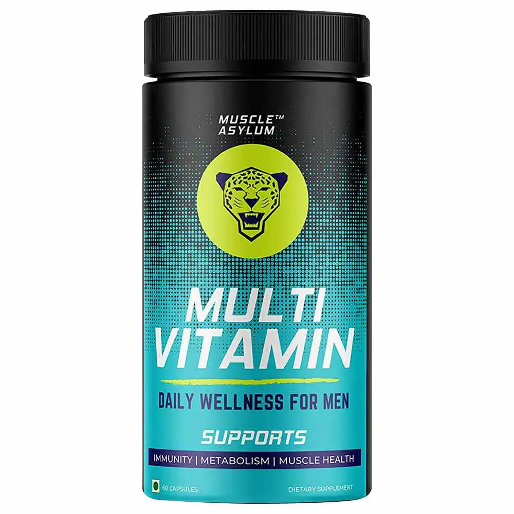 Muscle Asylum Multivitamin for Men,  60 capsules  Unflavoured