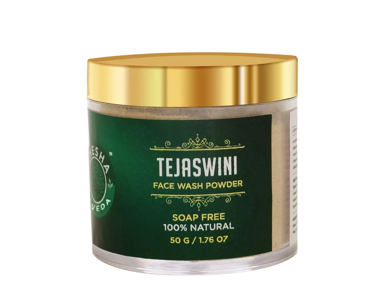 Shesha Ayurveda Tejaswini Face Wash Powder - 100% Natural and Soap Free