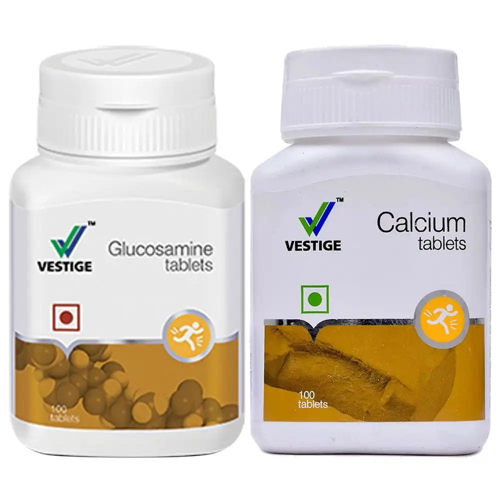 Vestige Glucosamine 100 tab + Calcium Combo,  2 Piece(s)/Pack