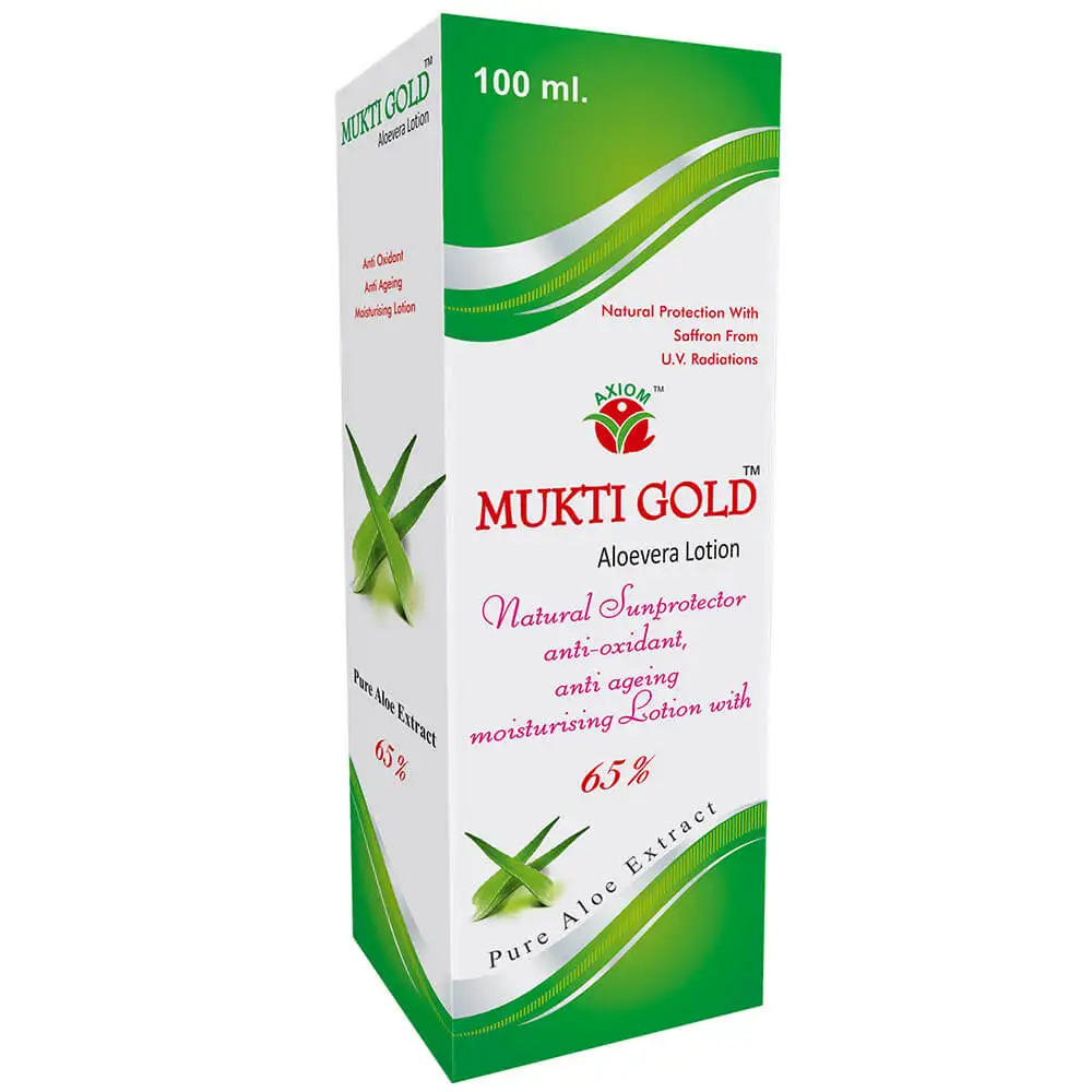 Jeevan Ras Mukti Gold Aloevera Lotion,  100 ml  for All Skin Types