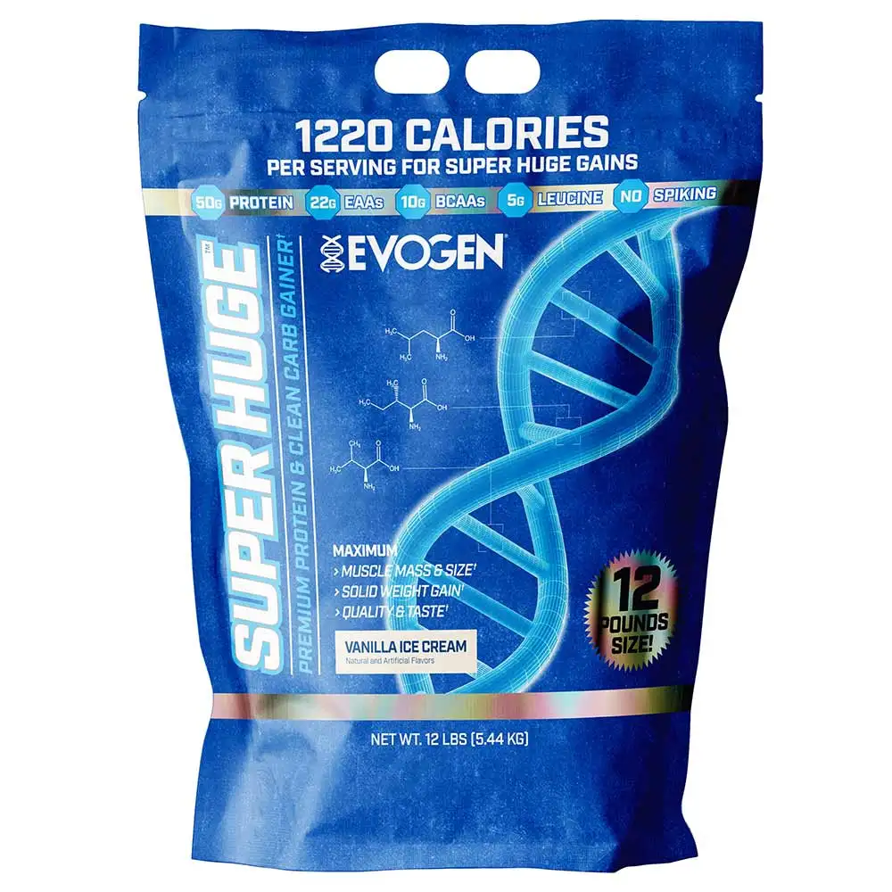 Evogen Super Huge Gainer,  12 lb  Vanilla Cream