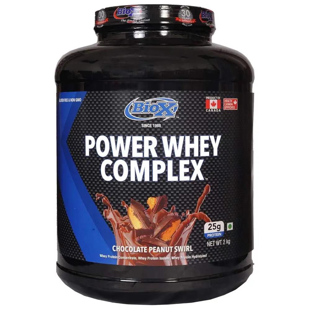 Biox Power Whey Complex,  4.4 lb  Chocolate Peanut Swirl