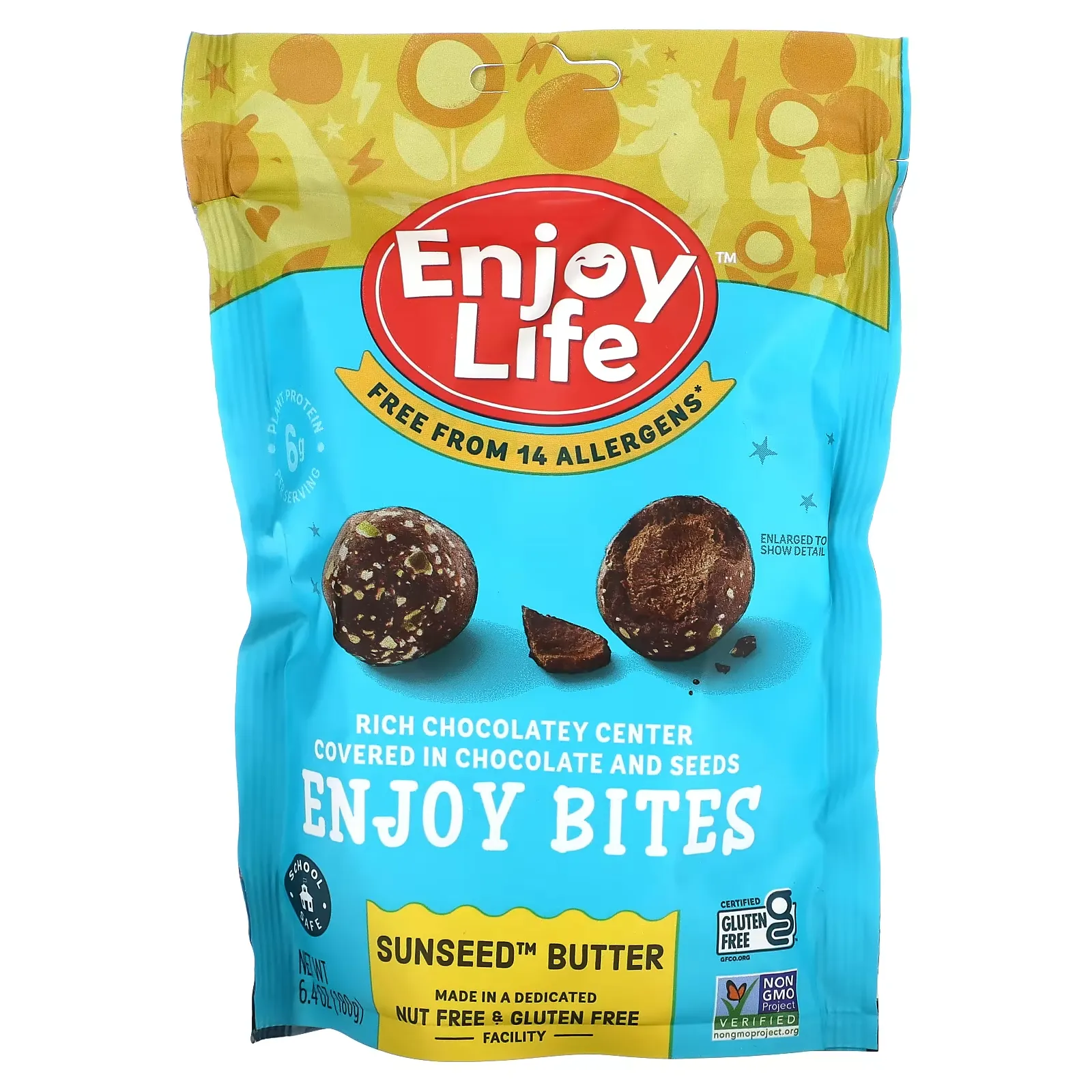 Enjoy Bites, Sunseed Butter, 6.4 oz (180 g)