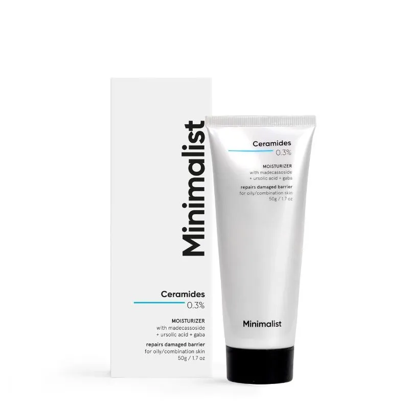 Minimalist 0.3% Ceramide Barrier Repair Moisturizing Cream For Oily Skin