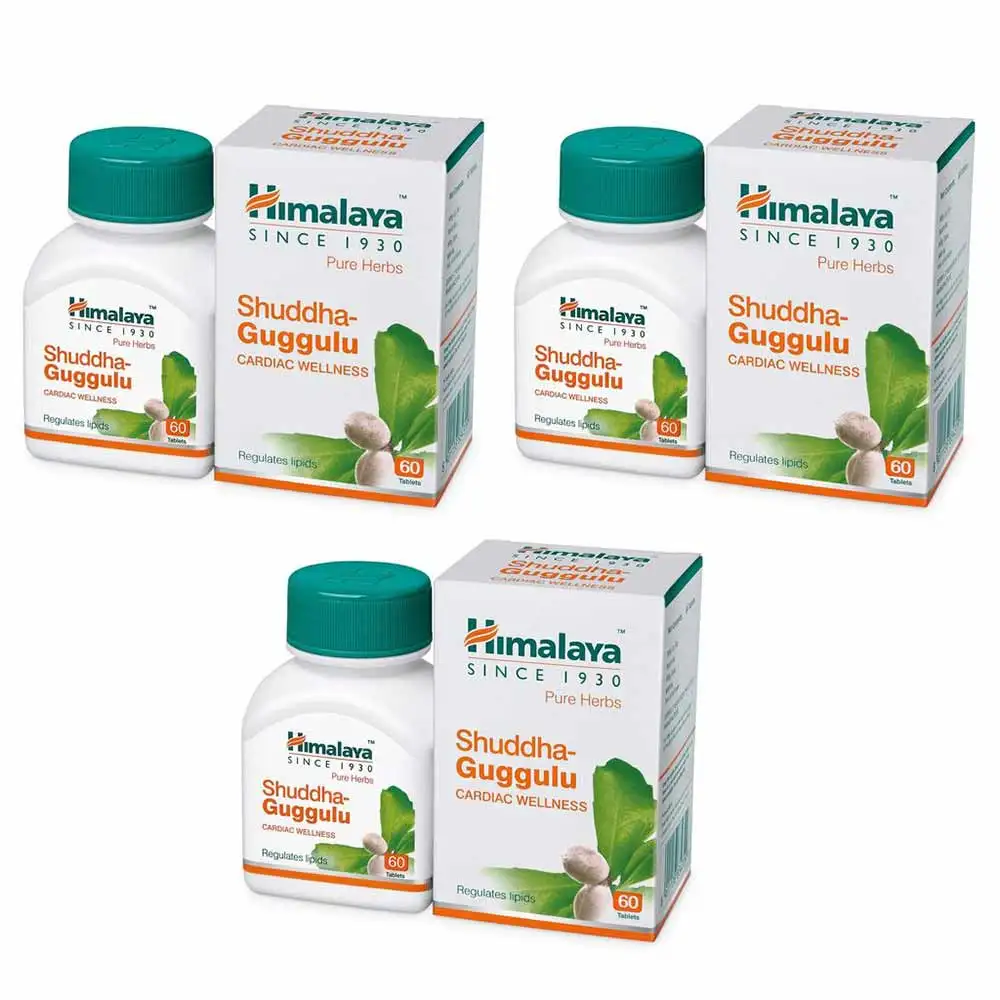 Himalaya Shuddha Guggulu (Pack of 3),  60 tablet(s)