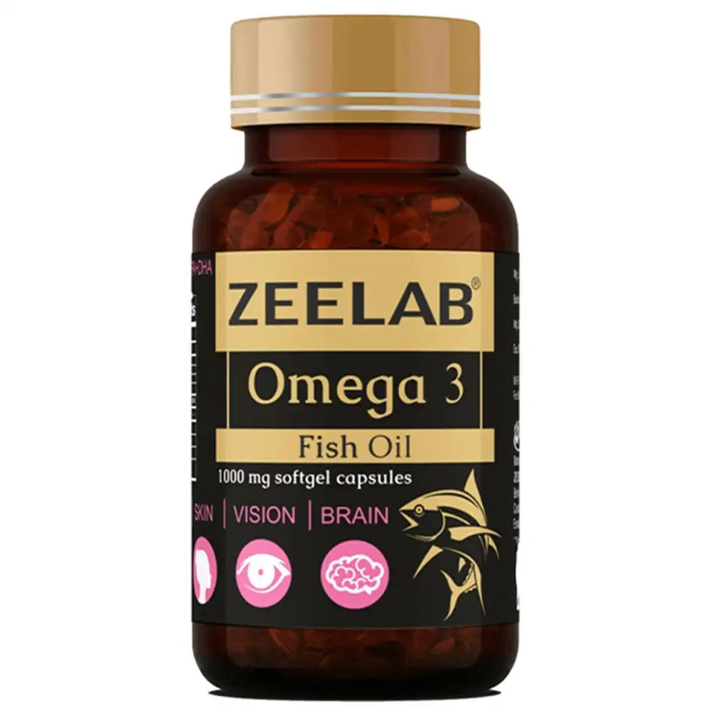 Zeelab Omega 3 Fish Oil,  60 softgels