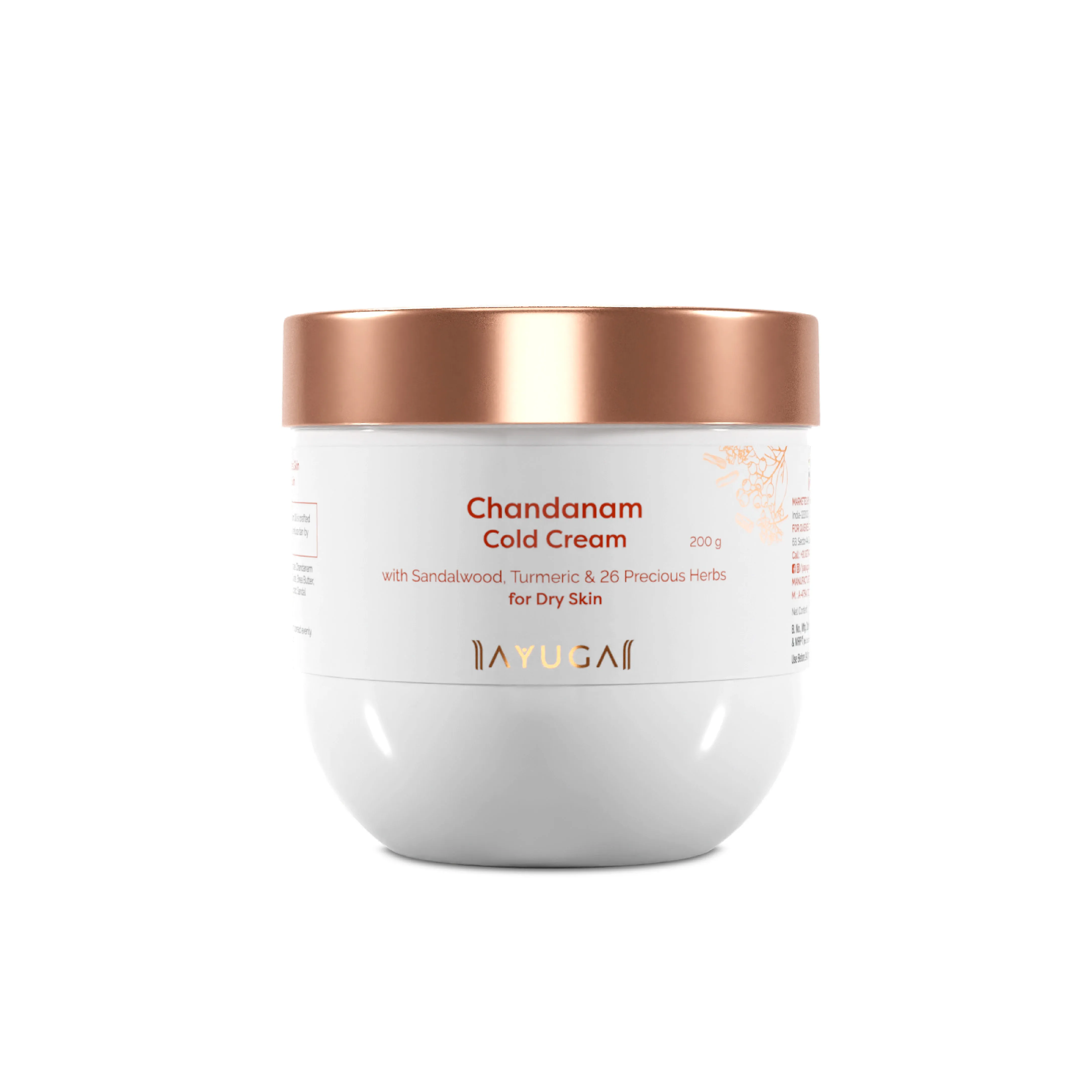 Ayuga Chandanam Cold Cream with Sandalwood & Turmeric