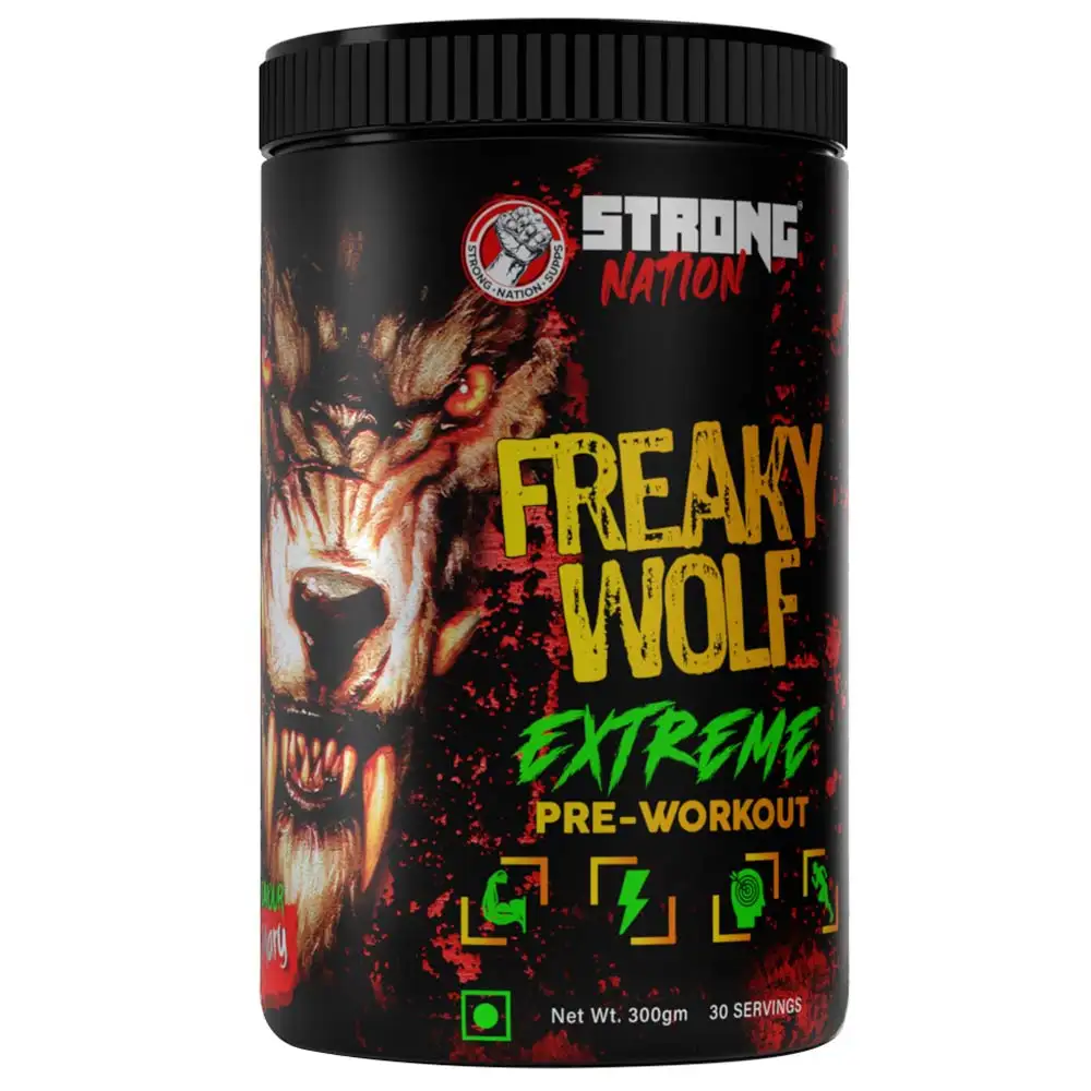 Strong Nation Supps Freaky Wolf Extreme Pre-Workout,  0.66 lb  Bloody Mary