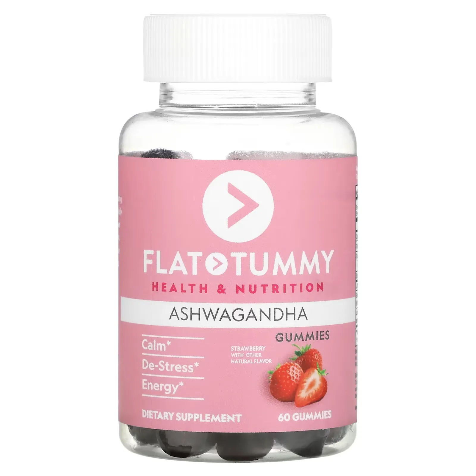 Ashwagandha, Strawberry, 60 Gummies