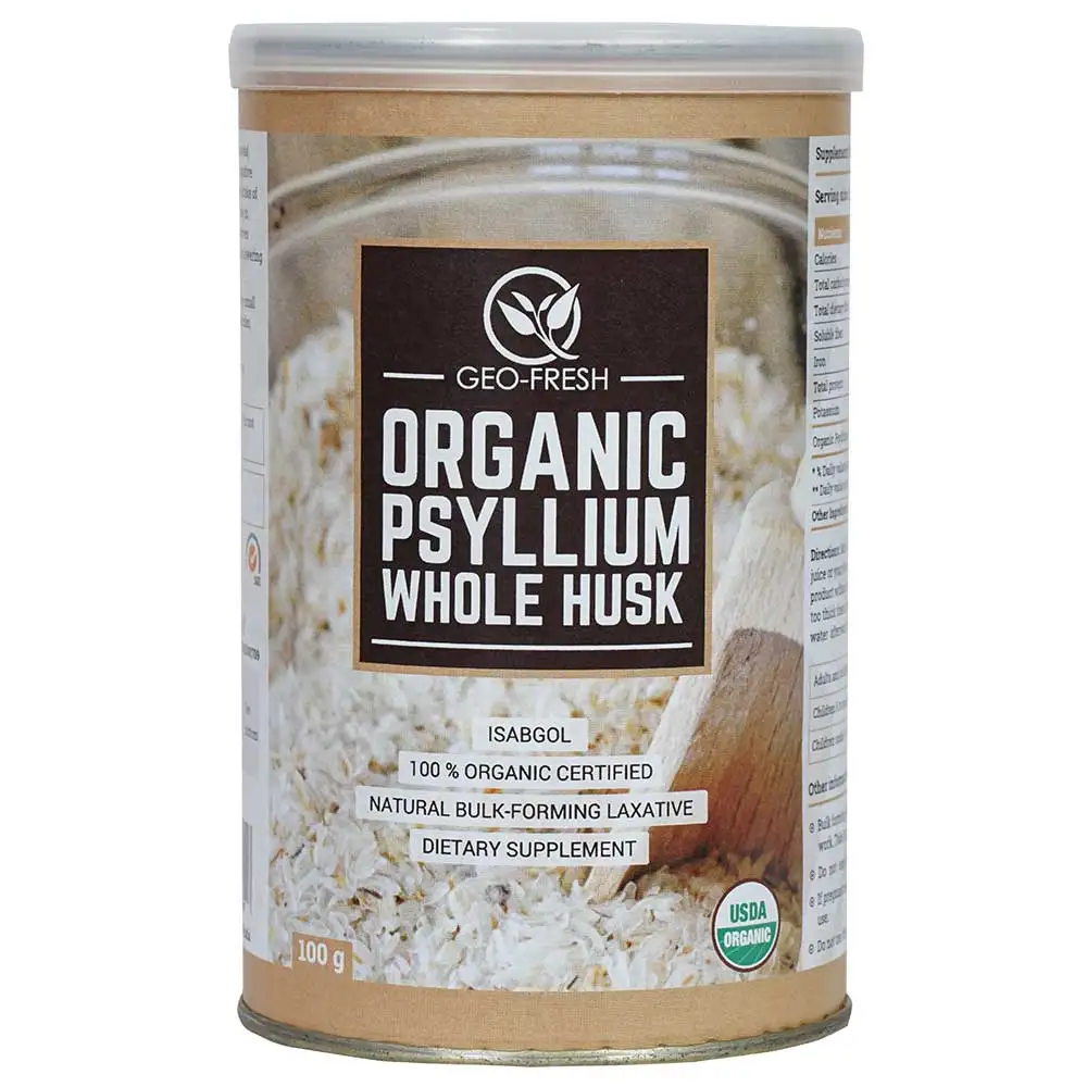 Geo Fresh Organic Psyllium Whole Husk,  0.100 kg