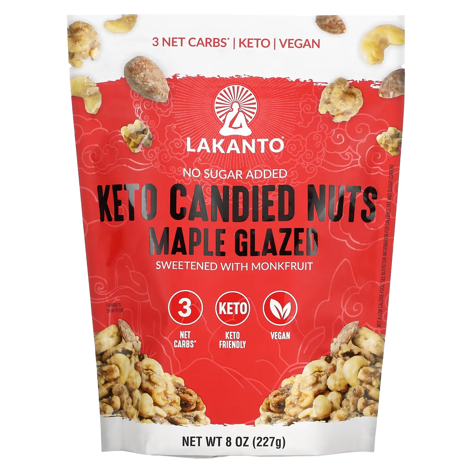 Keto Candied Nuts, Maple Glazed, 8 oz (227 g)