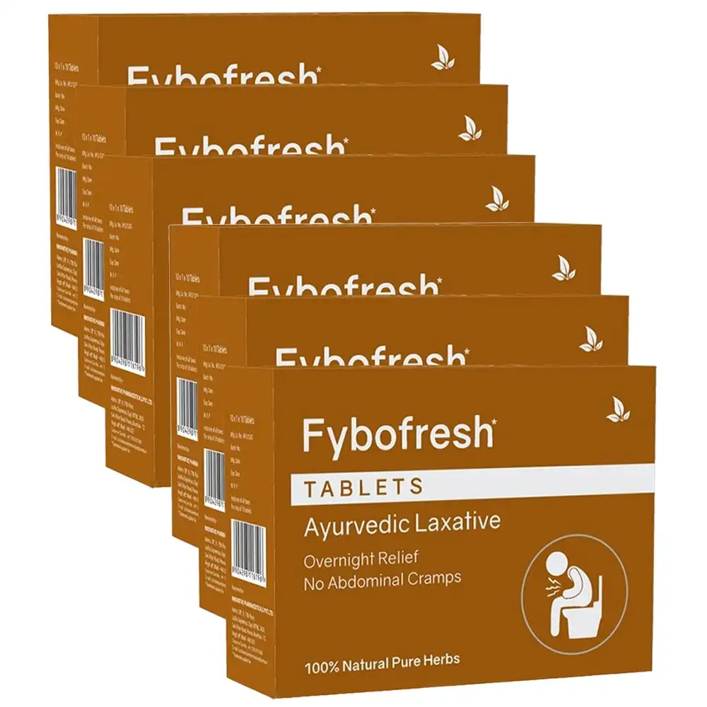 Fybofresh Laxative (Pack of 6),  10 tablet(s)