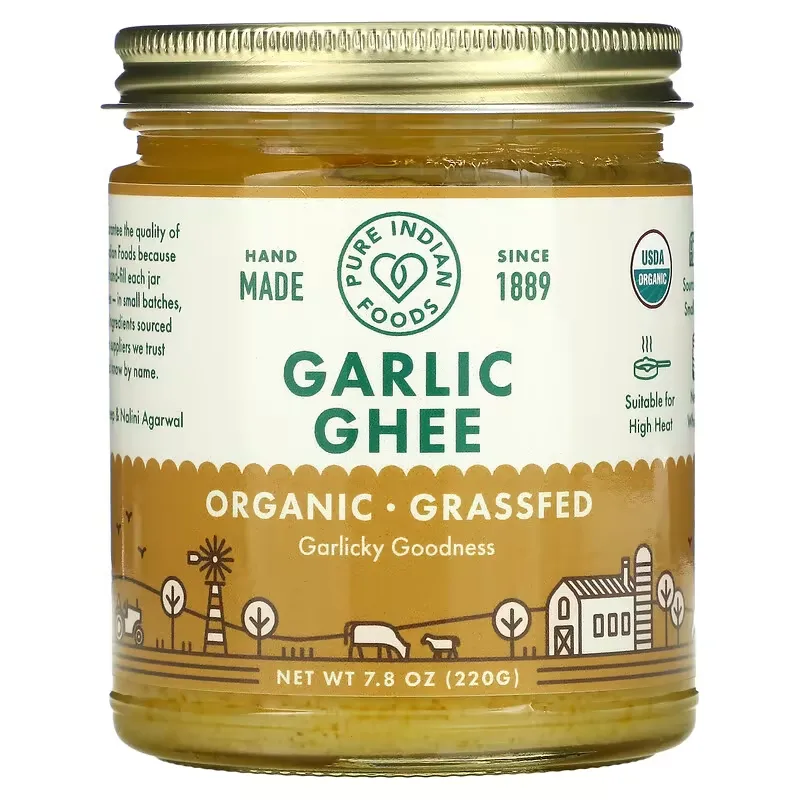 Organic Garlic Ghee, 7.8 oz (220 g)