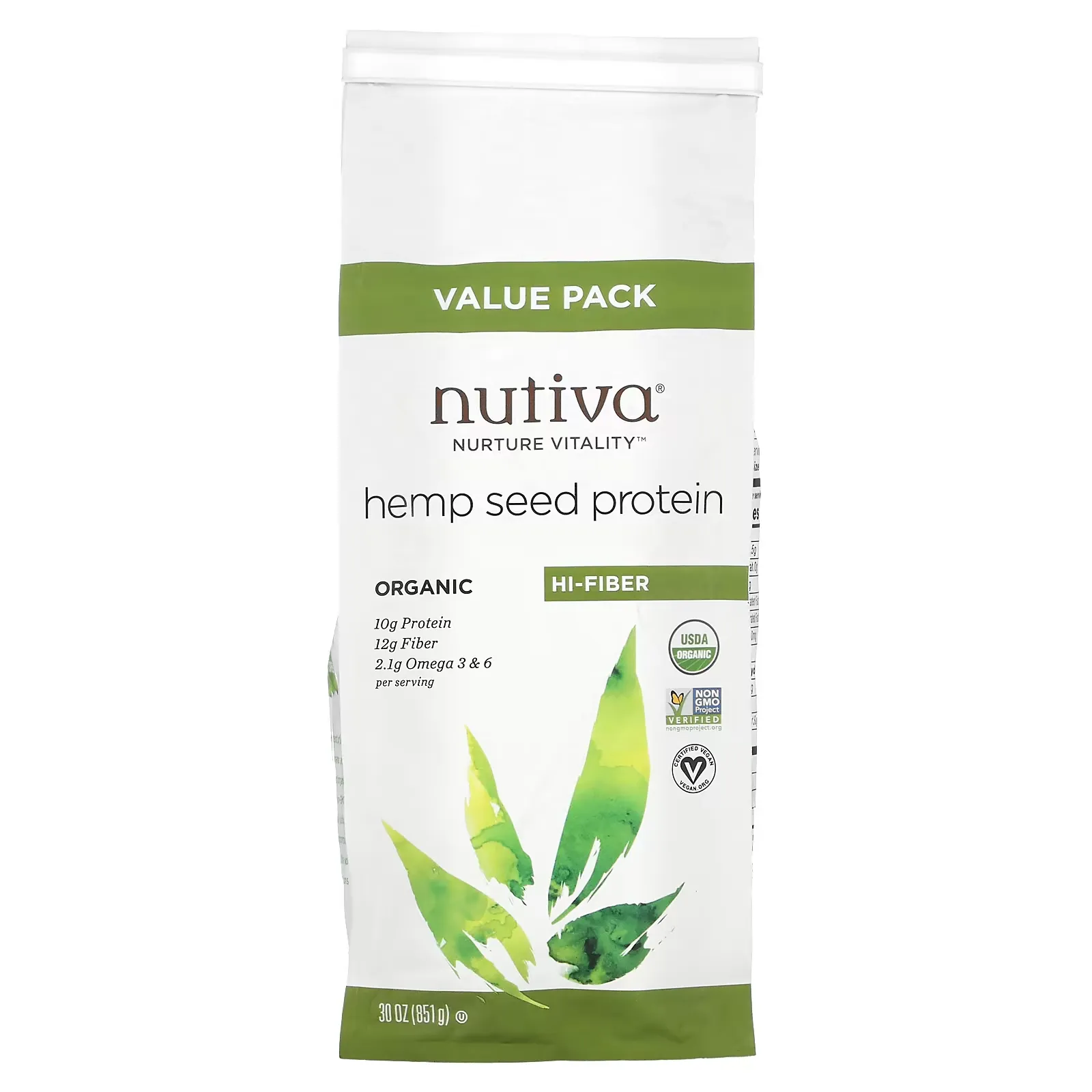 Organic Hemp Seed Protein, 30 oz (851 g)