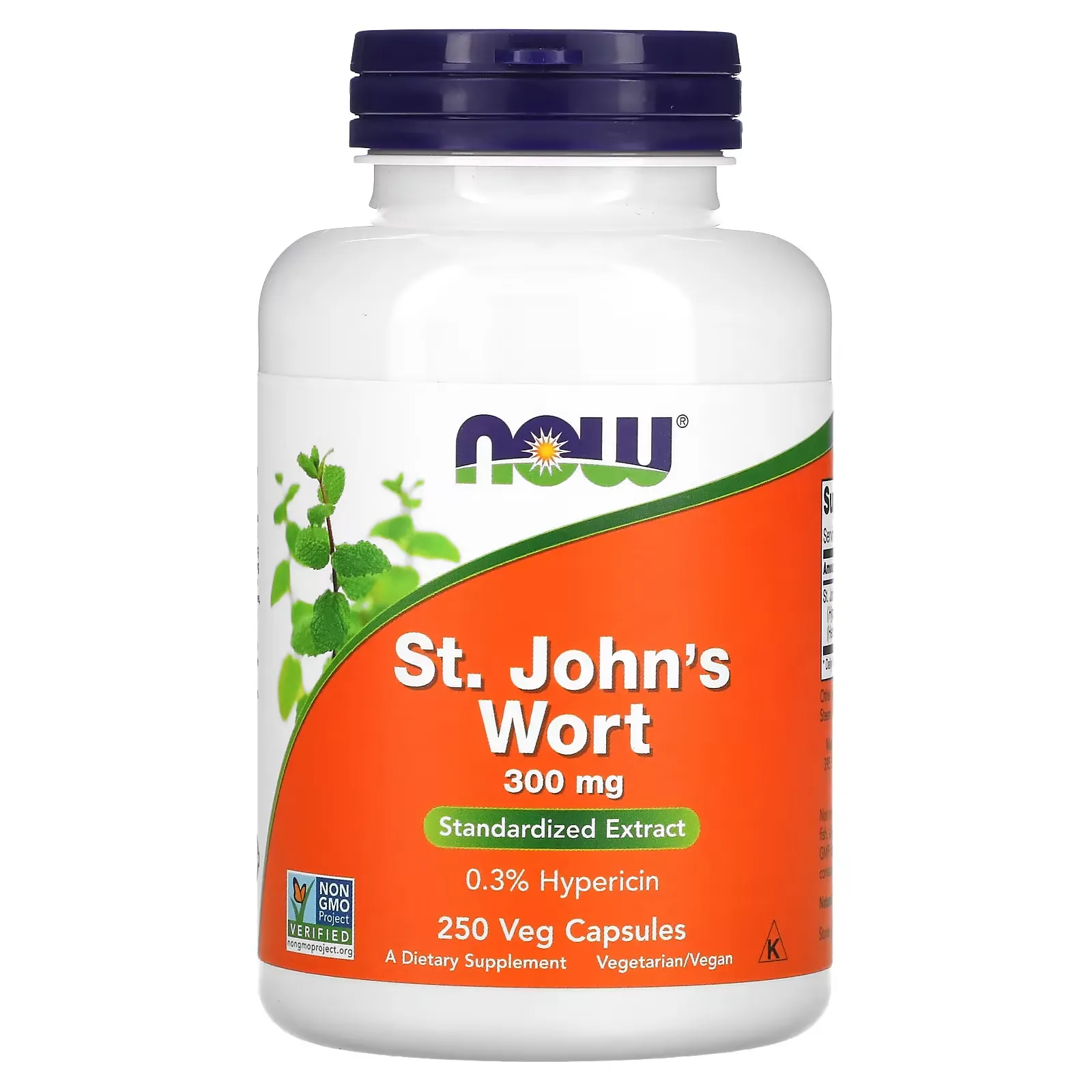 St. John's Wort, 300 mg, 250 Veg Capsules