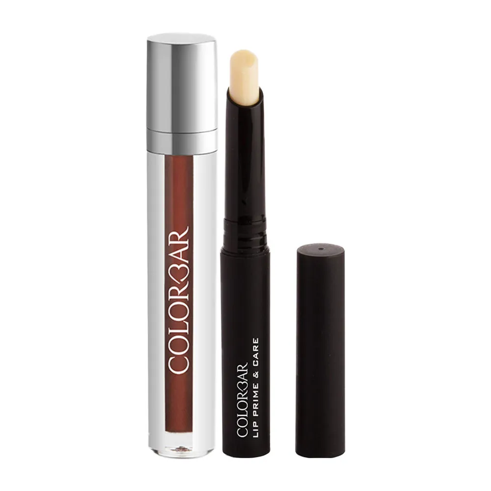 Colorbar Kiss Proof Lip Stain - Haute Latte + Lip Primer Combo