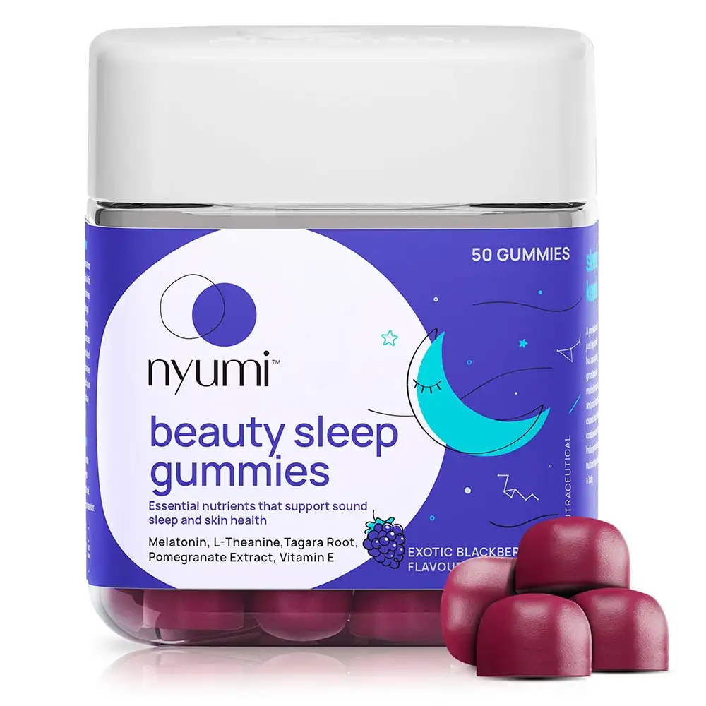 Nyumi Beauty Sleep,  50 gummies  Exotic Blackberry