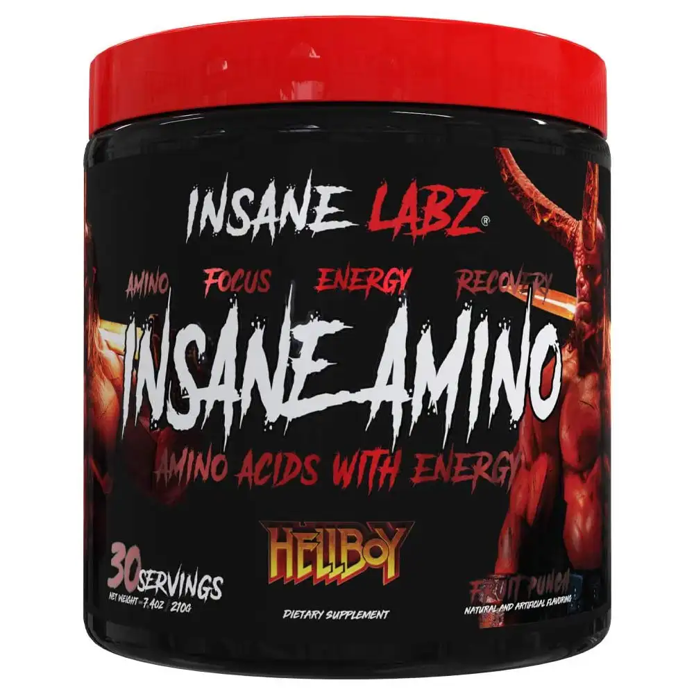 Insane Labz Insane Amino Hellboy Edition,  0.46 lb  30 Servings  Fruit Punch