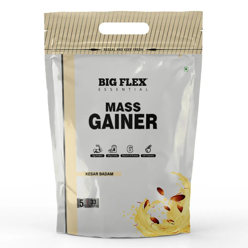 Bigflex Essential Mass Gainer - Kesar Badam