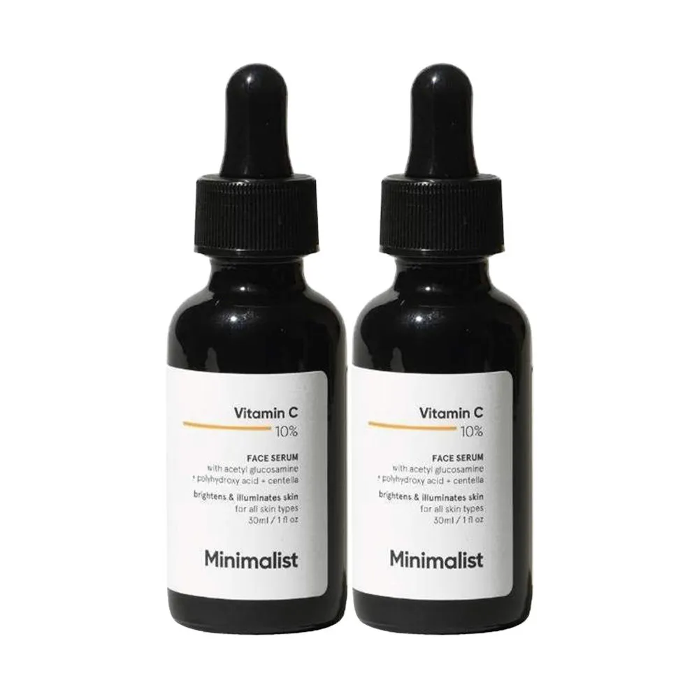 Minimalist Super Value Vitamin C 10% Stable Serum Combo