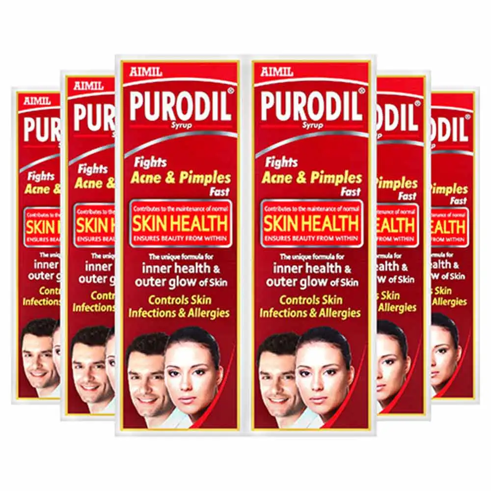 Aimil Purodil Syrup (Pack of 6),  200 ml