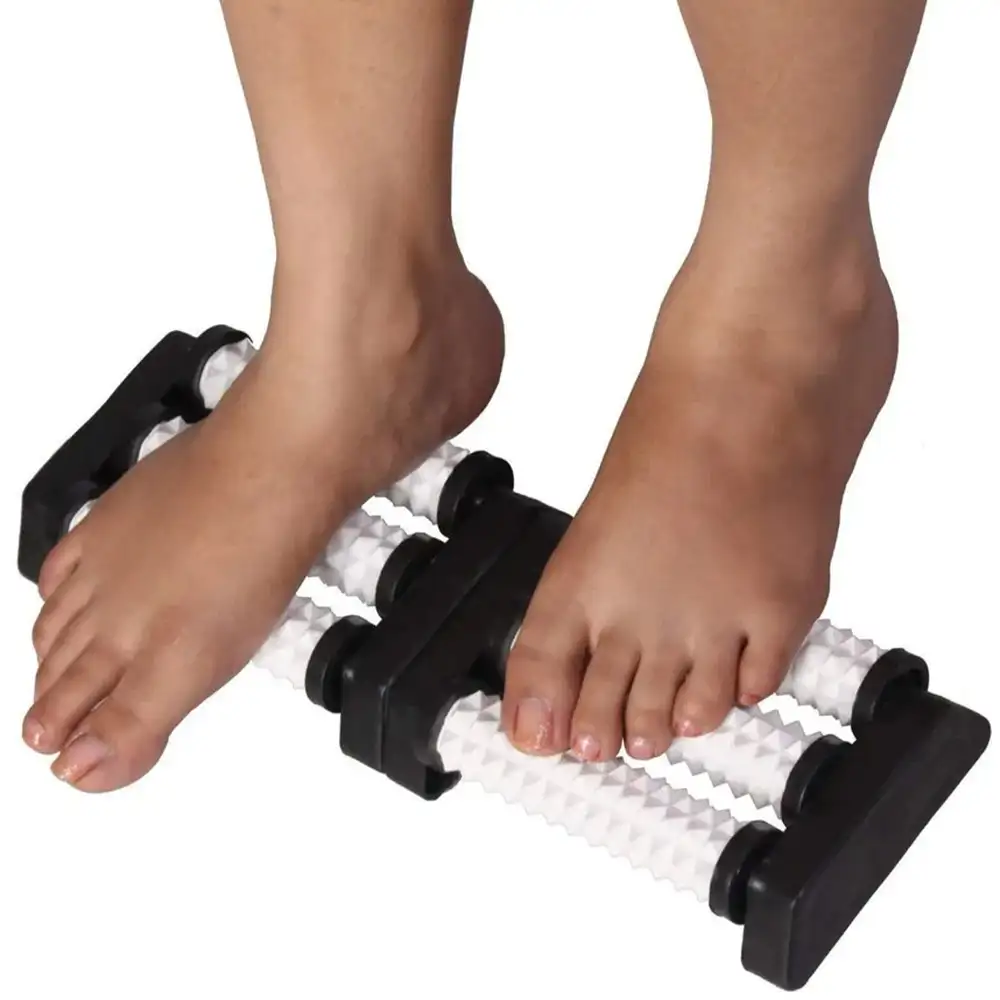 K Kudos Acupressure Acu Wonder Roll Foot Roller,  Black & White