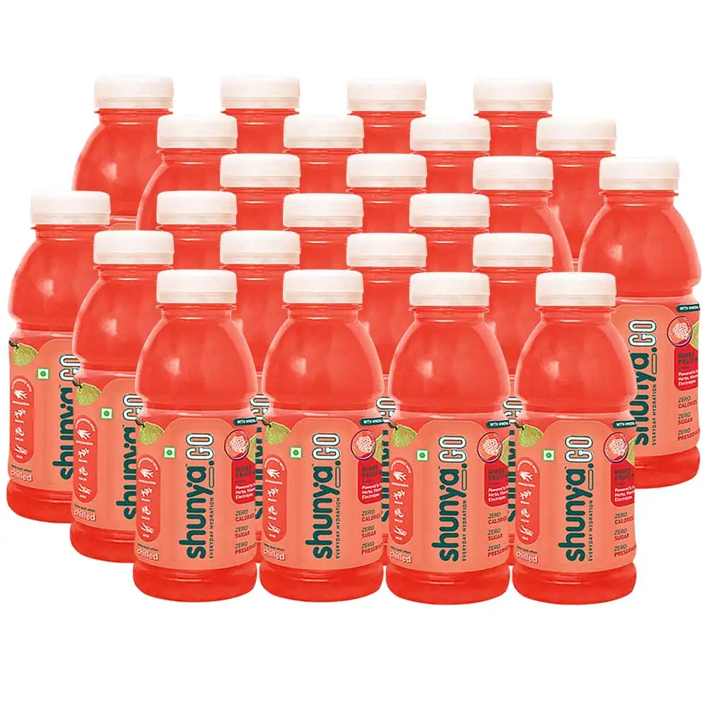 Shunya GO,  300 ml  Mixed Fruit Mania (Pack of 24)