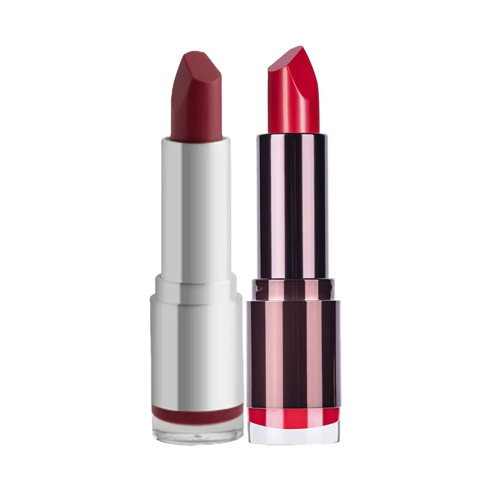 Colorbar Velvet Matte Lipstick - Hot Hot Hot + 58 BARE Combo