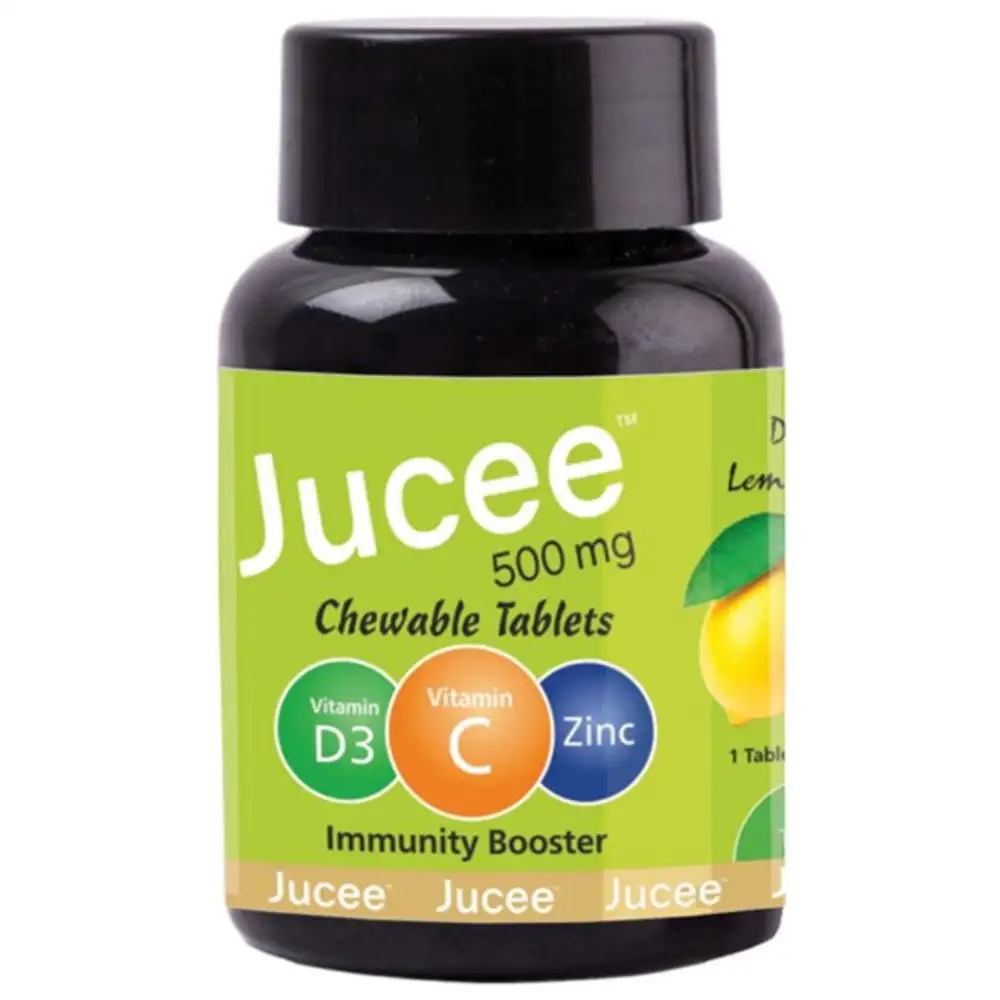 Jucee Immunity Booster,  60 chewable tablet(s)  Delicious Lemon