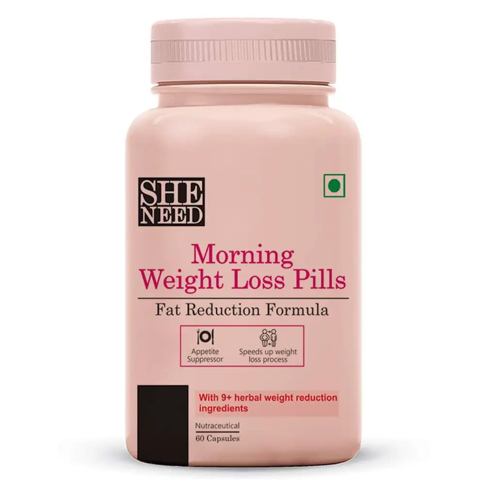 SheNeed Morning Weight Loss Pills,  60 capsules  Unflavoured