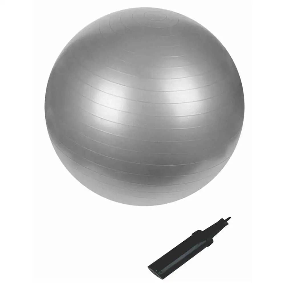 B Fit USA Anti Burst Gym Ball (3629-85),  Silver  85 cm