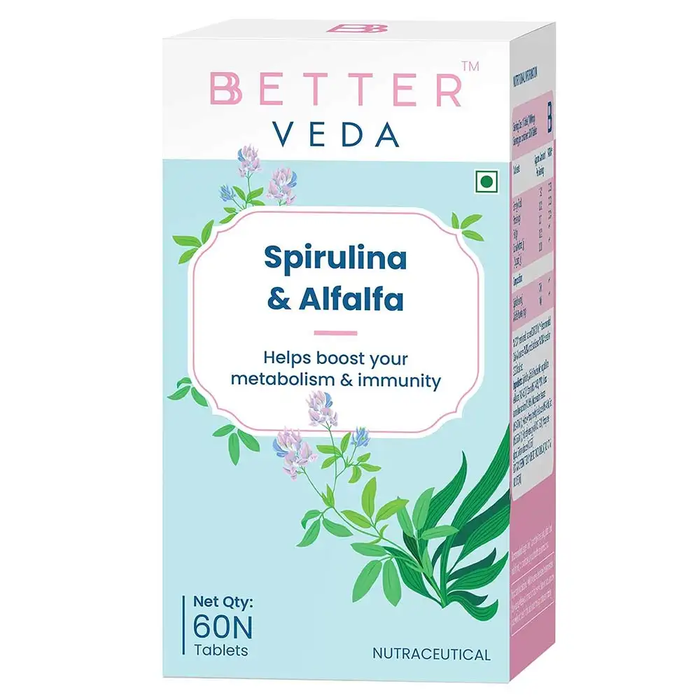 Bbetter Veda Spirulina & Alfalfa,  60 tablet(s)