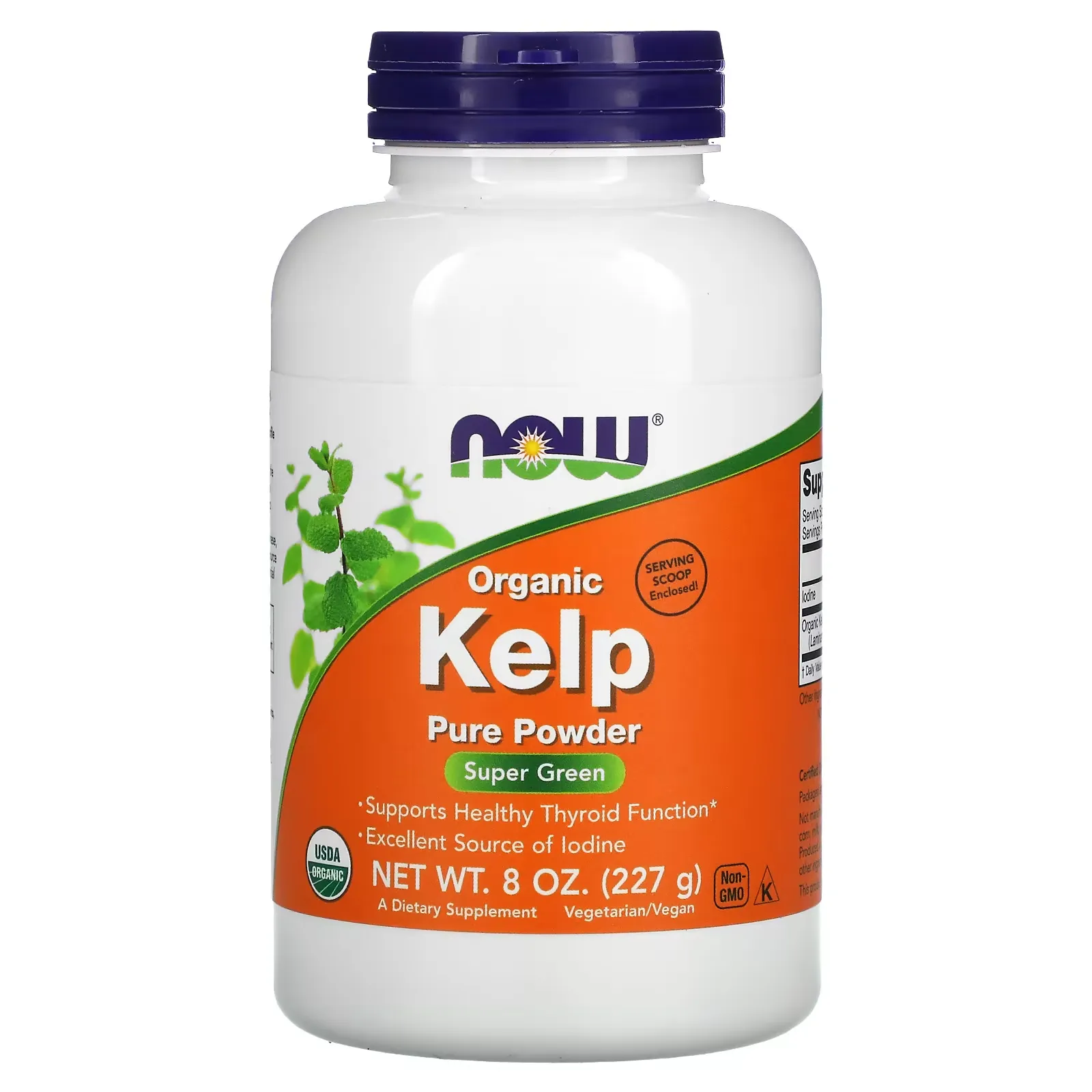 Organic Kelp, Pure Powder, 8 oz (227 g)