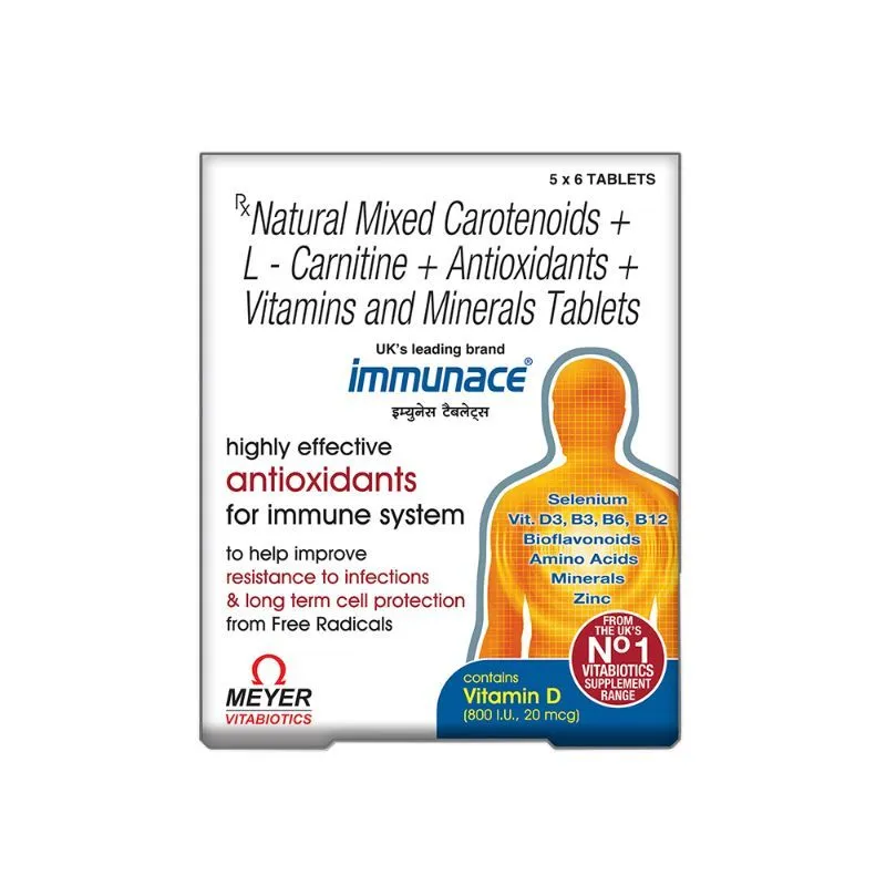 Immunace Health Supplements (with Vitamin C, Zinc And Selemium)